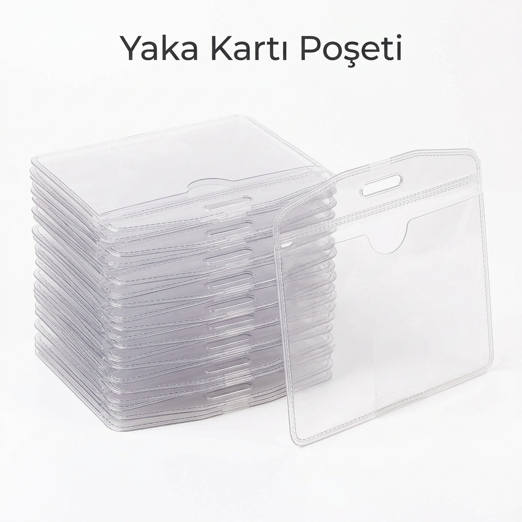 Plastik Yaka Kartı Poşeti İsimlik Toptan Fiyat ile Satın Al